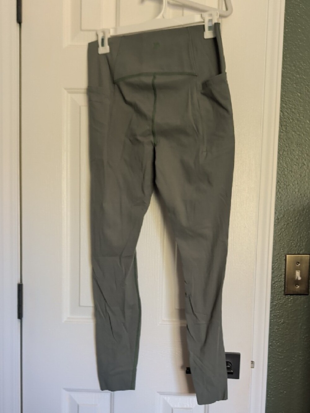 Target Olive Green High-Waist Leggings - Picture 2 of 5